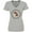 AC-Heather Grey, variant on Inktastic Long Haired Chihuahua Dog Women's V-Neck T-Shirt