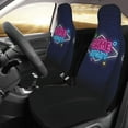 thumbnail image 2 of TEQUAN Front Seat Covers, Game Night Neon Signs Pattern 2 Piece Car Seat Cover Fit Most Car SUV Truck Van, 2 of 7