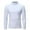 White, variant on Oalirro Mens Casual Long Sleeve High Elasticity Mock Turtleneck Bottoms Top Slim Fitted