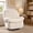 White, variant on Memoryfield 360° Swivel Glider Recliner Chair, Chenille Fabric Manual Reclining Accent Chair, White