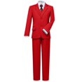 thumbnail image 1 of Traje formal para niño Visaccy rojo talla 8, esmoquin, 1 of 6