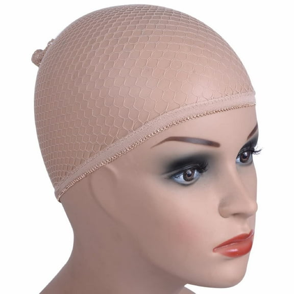 Wig Cap Net - 4PCS Light Brown Mesh - Wig Cap Net (net wig caps) - Liner Weaving Caps for Women, Men, Kids