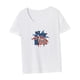 thumbnail image 5 of Camiseta de verano para mujer, camiseta de manga corta para oficina, senderismo, desplazamientos, viajes S, 5 of 7