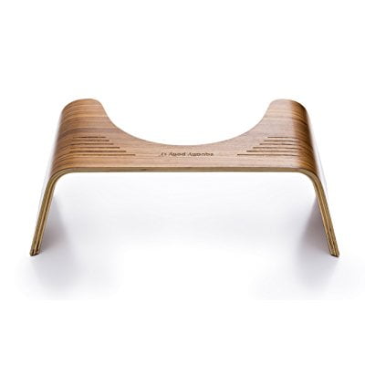 Teak Bathroom Stool - Squatty Potty The Original Bathroom Toilet Stool- Slim Teak Finish 7