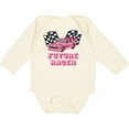 thumbnail image 3 of Inktastic Pink Future Racer Boys or Girls Long Sleeve Baby Bodysuit, 3 of 5