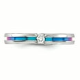 thumbnail image 4 of Edward Mirell Titane Saphir Blanc Multicolore Anodisé Bracelet 4 mm Taille 9,5, 4 of 4