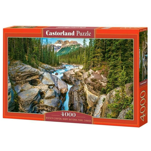 4000 Piece Jigsaw Puzzle, Mistaya Canyon, Banff National Park, Canada, Castorland C-400348-2