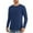 Navy, variant on JURANMO Athletic T Shirts for Men Long Sleeve Tops Lightweight Breathable Crewneck Pullover Tees Deals of the Day Light Blue L