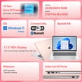 thumbnail image 2 of HP Essential 17.3" HD+ Touchscreen Laptop, Intel Core i5-1334U, 32GB RAM, 2TB SSD, Windows 11 Home, 2 of 6