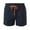 ZC Navy, variant on Mens Swim Shorts Summer Beach Trunks Solid Khaki S
