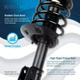 thumbnail image 6 of Detroit Axle - 2WD Struts Shocks Kit for 2001-2005 Pontiac Aztek 2 Front Ready Suspension Struts 2 Rear Shock Absorbers Assembly 2 Front Sway Bars Replacement, 6 of 6