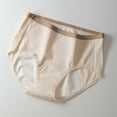 thumbnail image 2 of hoksml Women's Solid Color 100% Cotton Underwear Soft Comfortable High Waist Everyday Panties, 2 of 3