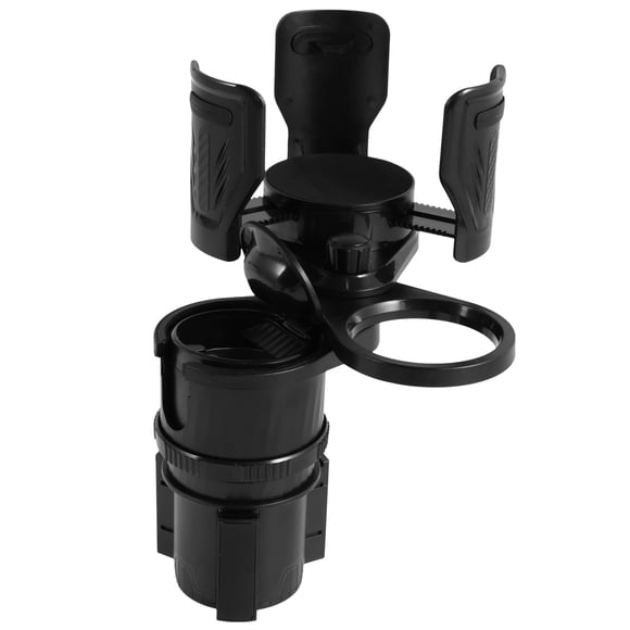 Grusce Car Cup Holder Expander Multifunctional Auto Cup Holder Extender with Adjustable Base Universal Expandable Water Bottle Holder Plastic Vehicle Cup Holder Expander for Most Cars Drink Food
