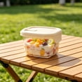 thumbnail image 1 of CQCYD Silicone Food Storage Container, BPA-Free Freezer Fridge Safe, Microwave Dishwasher Friendly, Stackable Silicone Food Storage Container for Meal Prep Leftover and Kitchen Organization, 1 of 6