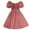 Red, variant on cnuiaeg Girls Dresses Summer Girls' Dress for Older Girls A Pure Color Dress with A Big Skirt and Puff Sleeves Featuring A Style Teen Dresses Size:9-10 Years