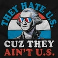 thumbnail image 2 of Funny They Hate Us Cuz They Ain't Us Men's Graphic T Shirt Tees Brisco Brands S, 2 of 6