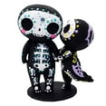 thumbnail image 2 of Floleo Clearance Sugar Skull Coulp Figurine Statues Table Decor Hand Crafts Resin Ornament, 2 of 9