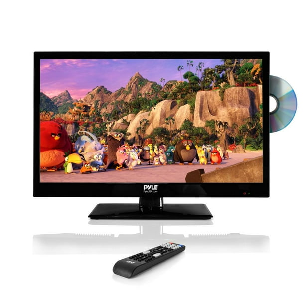 Pyle PTVDLED24 23.6 Inch Widescreen 1080p LED HD TV Television w/ CD/DVD Player