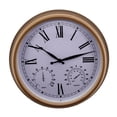 thumbnail image 2 of 15 '' Reloj de pared Termómetro Medidor Interior Hogar Almacén Temperatura Humedad Higrómetro Medidor de precisión Celsius 0 %, 2 of 9