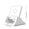 thumbnail image 2 of 15W Fast Wireless Charging Stand for Smartphones with QI Standard, Vertical Desktop Charger with Detachable Base for iPhone and Android Devices, Stable Non-Slip Design, 2 of 5