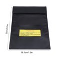 thumbnail image 1 of Sac Ignifuge, Sac de Recharge de Batterie Li-Po Réutilisable Professionnel de Sécurité Deux Tailles, Sac de Rangement Léger et Portable Ignifuge pour Batterie au Lithium, Outil Pratique, 1 of 7