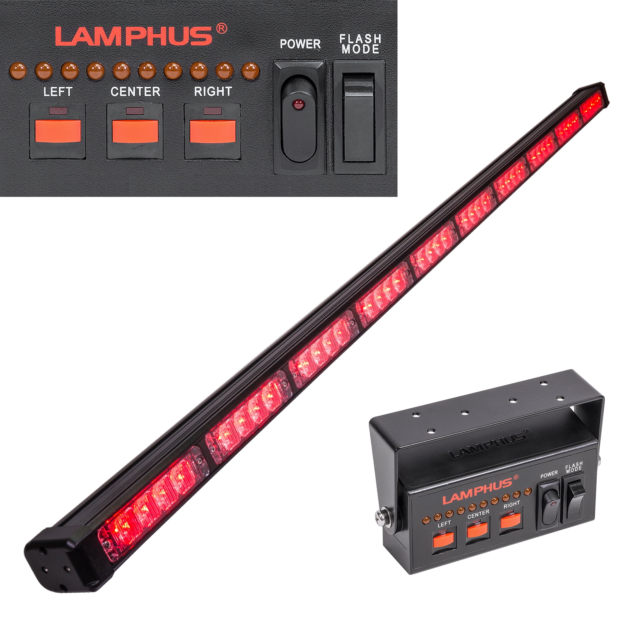 LAMPHUS SolarBlast SBLS104 47" 40W LED EMS EMT Firefighter POV Traffic