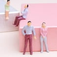 thumbnail image 4 of 100pcs 1:50 Standing People Figure Diorama, Model Train Park, Architecture Projects -, 4 of 10