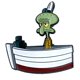 thumbnail image 1 of Calamardo en el trabajo - Pin coleccionable de 1,75", 1 of 1