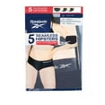 thumbnail image 3 of Reebok Women's 5-Pack Seamless Hipster Black/Rose Dust, M(8-10), 3 of 4