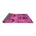 thumbnail image 2 of Ahgly Company Indoor Round Abstract Pink Modern Area Rugs, 4' Round, 2 of 4