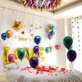 thumbnail image 5 of Lotus Home Latex Silver Metallic Decorations 12 in Balloons with Strip, 50 Piece, 5 of 7