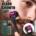 thumbnail image 4 of Men's beard growth roller kit men's beard growth oil nourishing enhancer-30ml, 4 of 5