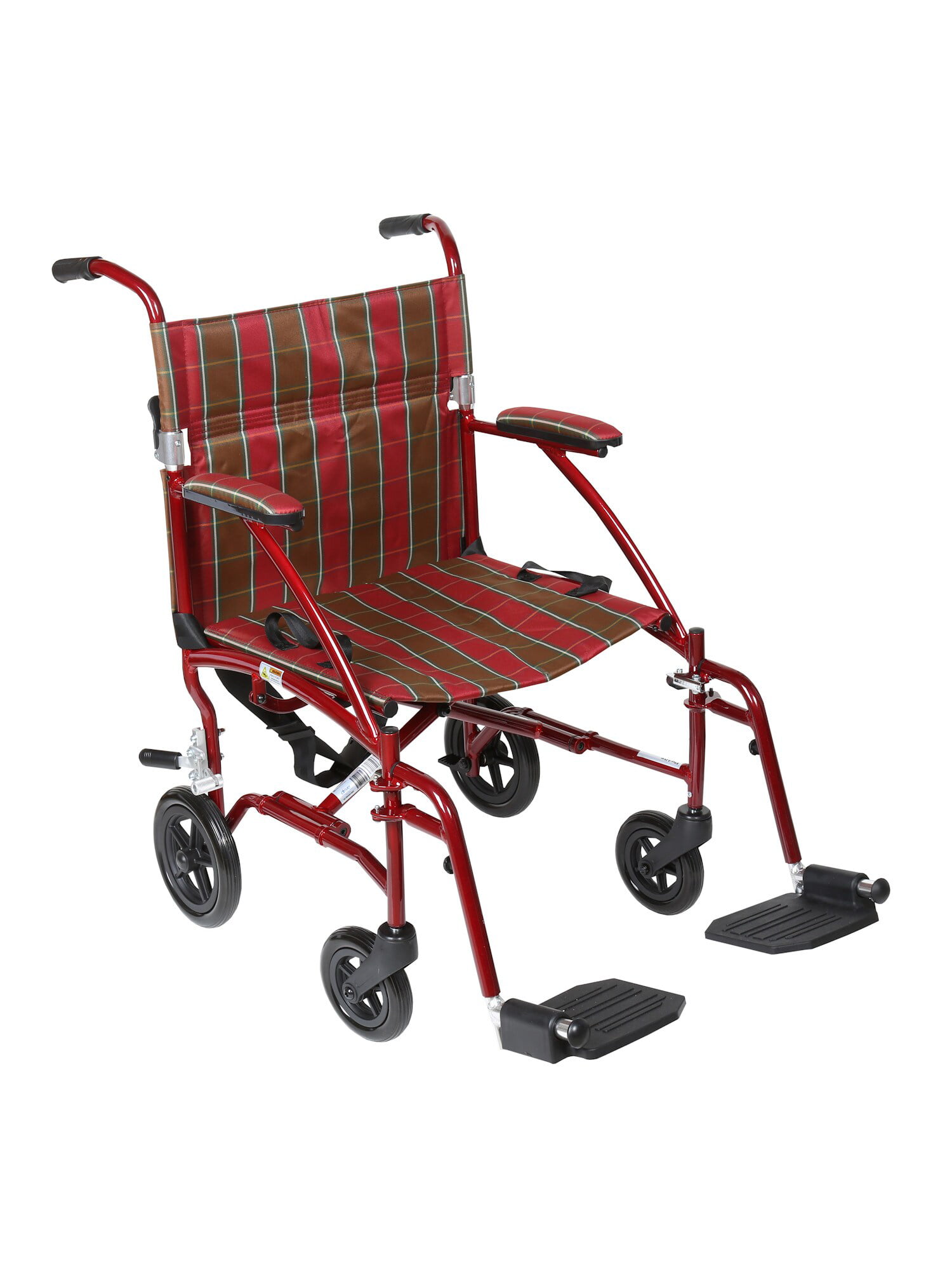Probasics Foldable Aluminum Transport Wheelchair With 19 Inch Seat Open Box Transport Wheelchair Lightweight Wheelchair Transport Chair