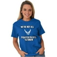 thumbnail image 4 of US Air Force Not All Fighter Pilots Men's Graphic T Shirt Tees Brisco Brands M, 4 of 6