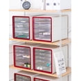 thumbnail image 5 of Archivero de 4 Niveles AGBOX con Puerta Transparente Rojo, 5 of 5