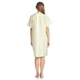 thumbnail image 3 of Casual Nights Short Sleeve V-Neck Knee Length Nightgown (Women's) 1 Pack, 3 of 5