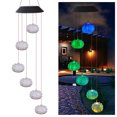 thumbnail image 1 of Labymos Solar Energy Powered Wind Chime Lamp Color-changing Outdoor Garden Street Solar Panel Light, 1 of 7