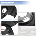 thumbnail image 4 of Unique Bargains 1 Set Rear Brake Dust Shield Backing Plates for Ford F250 Super Duty 1999-2010 No.4C3Z-2209-AA Black, 4 of 6