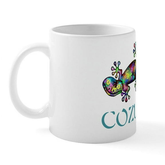 CafePress - Cozumel Gekco Mug - 11 oz Ceramic Mug - Novelty Coffee Tea Cup