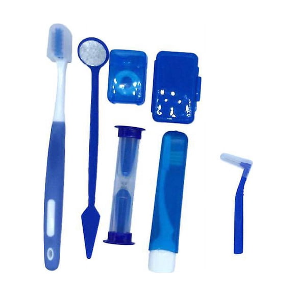 Juego de cuidado dental de 7 piezas.