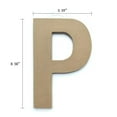 thumbnail image 2 of Lettre P en bois du décor Lerman, 2 of 4