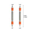 thumbnail image 2 of 2pcs Spring Tool Set 1/32in, 1/16in, 3/32in, 1/8in Nail Punch, Spring Loaded Rivet Removal Set For silverorange, 2 of 5