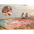thumbnail image 2 of WEKAPO Beach Blanket Waterproof Sandproof Oversized Extra Large Sand Free Beach Mat with Stakes, Storage Bag - Essentials for Outdoor Beach, Picnic, 2 of 8