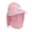 Pink, variant on USB Chargeable Fan Hat Removable Neck Cover Sunproof Hat for Outdoor Activity