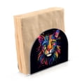 thumbnail image 2 of Leopard Cheetah Colorful Napkin Holder for Table Clear Napkin Stand Paper Holder Acrylic Organizer Dispenser Napkins for Dinner Kitchen Restaurant Room, 2 of 8