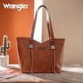 thumbnail image 3 of Wrangler Women Tote Bags Large Capacity Fashion Shoulder Handbag, Brown, 3 of 7