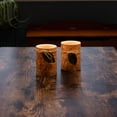 thumbnail image 4 of LumaBase Cork with Leaf Battery Operated LED Candles - Set of 2, 4 of 6