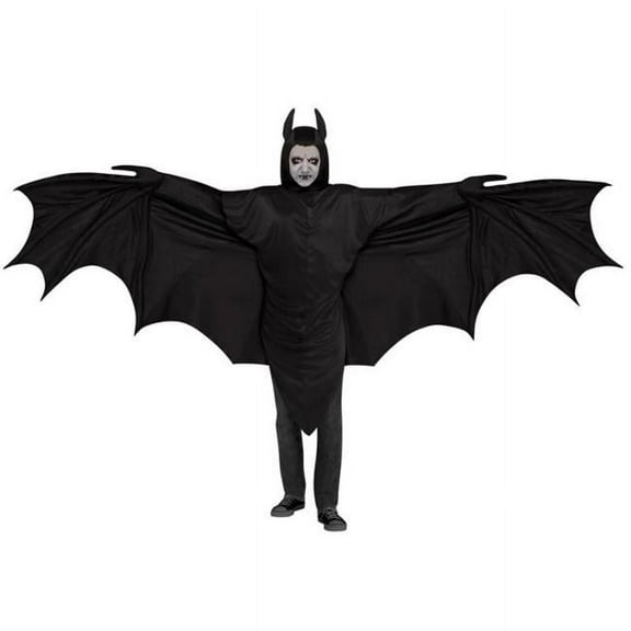 Fun World Adult Wicked Winged Bat Costume - One Size Fits Most