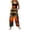 AL13_Gray, variant on Halloween Overalls Women Casual Loose Wide Leg Jumpsuits Summer Pumpkin Ghost Printed Baggy Rompers with Pockets Gray XL