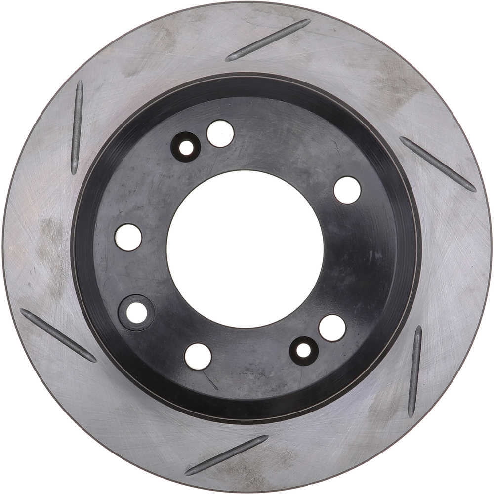 StopTech 126.51033SR Sport Slotted Brake Rotor; Rear Right, European style brake pad compounds